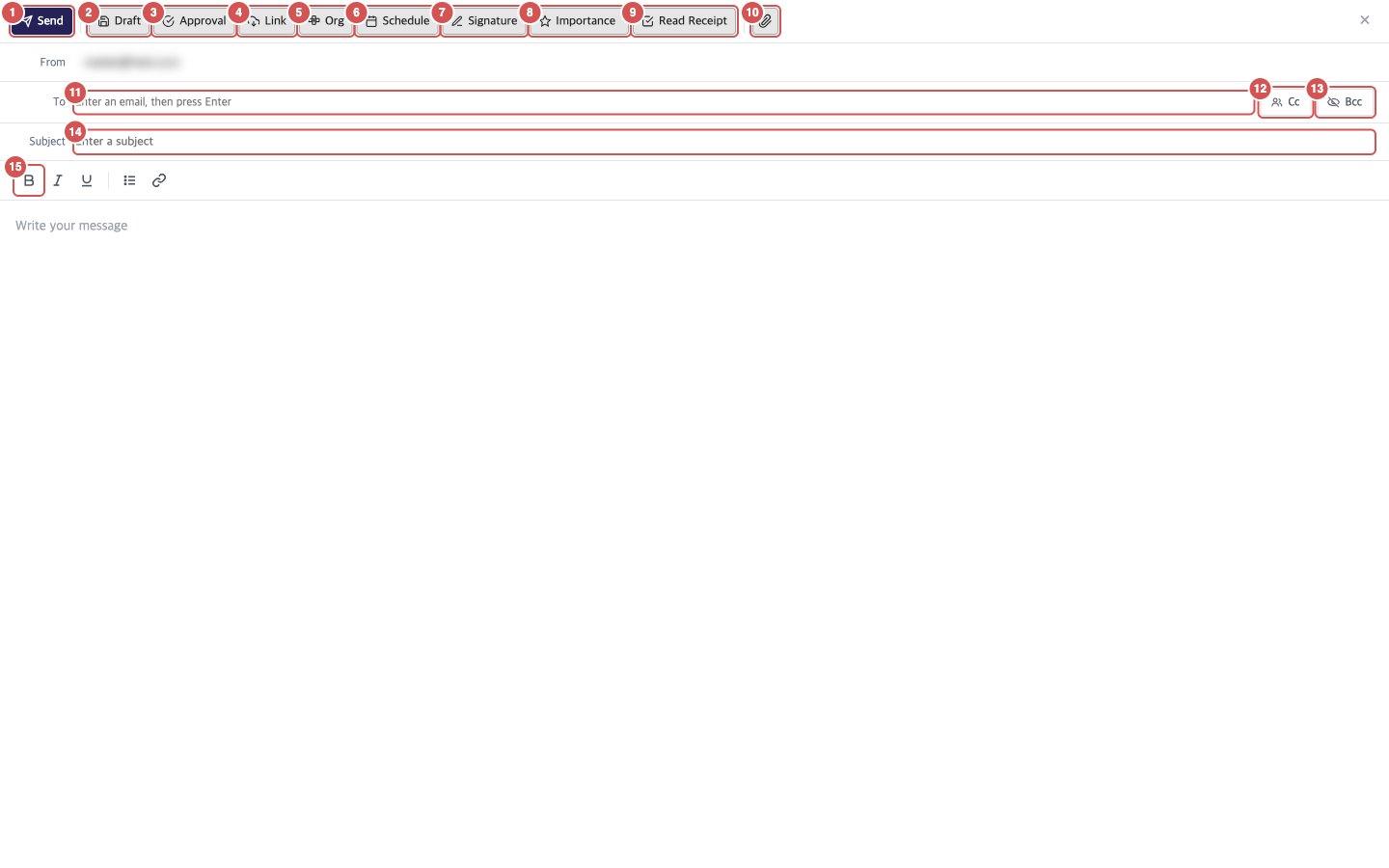 Compose screen