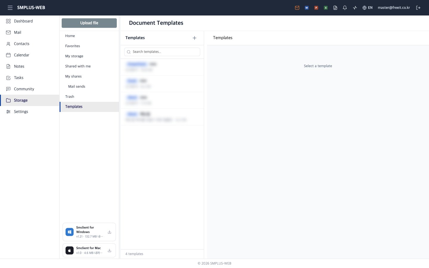 Document templates